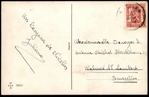 ALTE POSTKARTE KATZEN VERMENSCHLICHT DANSONS LA CAPUCINE Tanz dance cat cats chat chats Katze postcard cpa Kätzchen