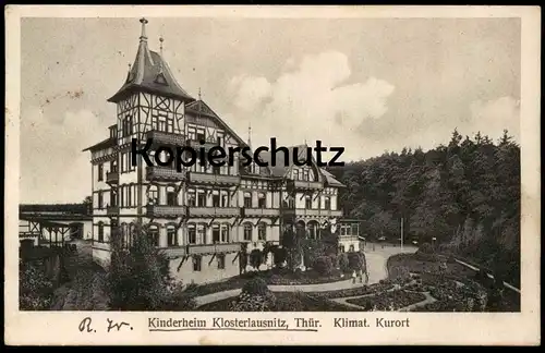 ALTE POSTKARTE KLOSTERLAUSNITZ KINDERHEIM Thüringen children's home foyer d'enfants AK cpa postcard Ansichtskarte