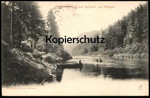 ALTE POSTKARTE HANS HEILING BEI KARLSBAD UND ELBOGEN Karlovy Vary Ceska Republika Tschechien cpa postcard AK
