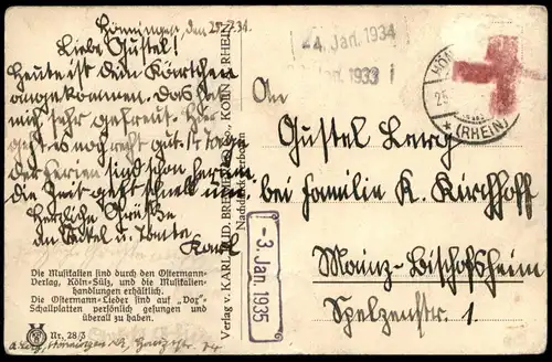 ALTE POSTKARTE RHEINLANDMÄDEL SIEBENGEBIRGE KÖLNER LIEDART KÖLN WILLI OSTERMANN sign. Völkhafen Ansichtskarte postcard