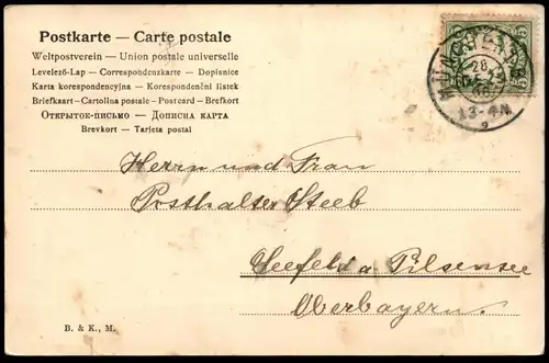 ALTE POSTKARTE FLIEGENPILZ EIN GLÜCKLICHES NEUES JAHR NEUJAHR Pilz fly agaric tue-mouche cpa postcard Ansichtskarte AK