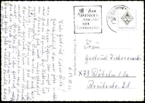 ÄLTERE POSTKARTE SINGEN HOHENTWIEL STÄDTISCHES KRANKENHAUS Hospital cpa postcard Ansichtskarte AK