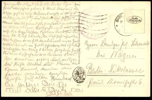 ALTE POSTKARTE RIESENGEBIRGE HAMPELBAUDE MIT TEICHRÄNDER Karpacz cpa AK Ansichtskarte postcard Schlesien