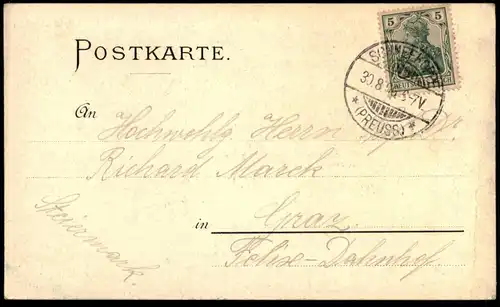 ALTE POSTKARTE RIESENGEBIRGE SCHNEEKOPPE KOPPENHÄUSER METEOROLOGISCHE STATION Wetter Station weather Schlesien cpa AK