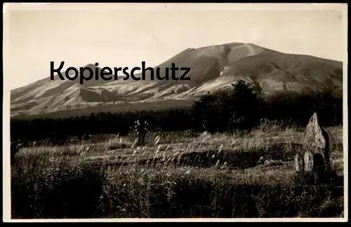 ALTE POSTKARTE KARUIZAWA TSUCHIYA 1940 NAGANO Monument Bashyo ? VULKAN Vulcan volcano volcan postcard cpa Ansichtskarte