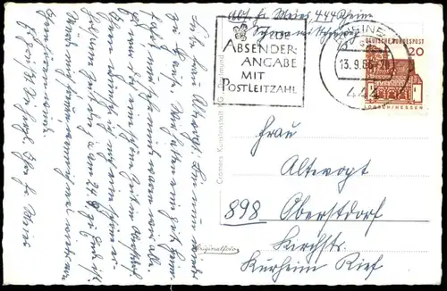 ÄLTERE POSTKARTE RHEINE SOLBAD GOTTESGABE GRADIERWERK SALINE Ansichtskarte AK cpa postcard