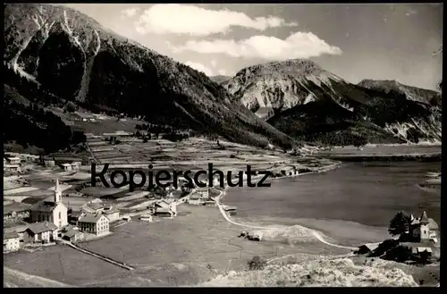 ÄLTERE POSTKARTE RESIA SEE TIROLS RESCHEN VAL VENOSTA Vinschgau Bozen Bolzano AK Ansichtskarte cpa postcard