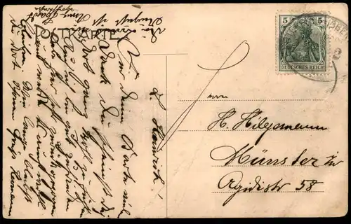 ALTE POSTKARTE WETTRINGEN GRUSS VOM ROTHENBERGE GAST- UND GARTENWIRTSCHAFT H. SCHIERKE cpa postcard AK Ansichtskarte