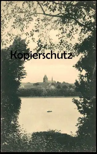 ALTE POSTKARTE RATZEBURG BLICK AUF DIE KIRCHE SCHLESWIG-HOLSTEIN cpa postcard AK Ansichtskarte