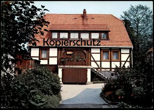 ÄLTERE POSTKARTE OBERWESER PENSION HORST HERWIG Wesertal Ansichtskarte AK cpa postcard