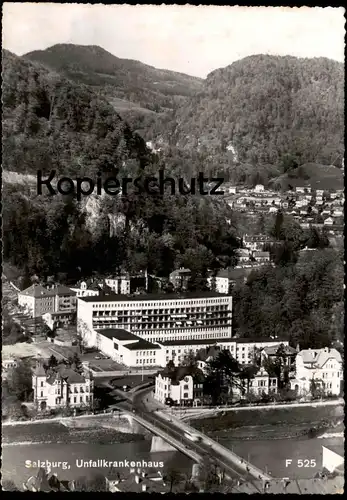 ÄLTERE POSTKARTE SALZBURG UNFALLKRANKENHAUS KRANKENHAUS 1955 Hospital AK Ansichtskarte cpa postcard