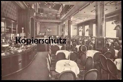 ALTE POSTKARTE CHEMNITZ INNERES EINER GASTSTÄTTE GASTHOF RESTAURANT 1927 AK Ansichtskarte postcard cpa