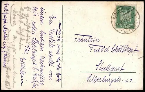 ALTE POSTKARTE KIRCHHEIM UNTER TECK HANDELSSCHULE Schule school école Berufsschule AK Ansichtskarte cpa postcard