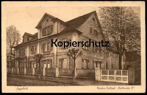 ALTE POSTKARTE JAGSTFELD KINDER-SOLBAD BETHESDA II Bad Friedrichshall Baden-Württemberg Ansichtskarte postcard cpa AK