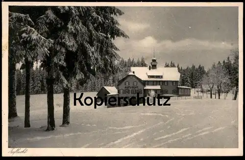 ALTE POSTKARTE KURHAUS UND WINTERSPORTPLATZ ZUFLUCHT FREUDENSTADT SCHMELZLE Baden-Württemberg Ansichtskarte postcard cpa