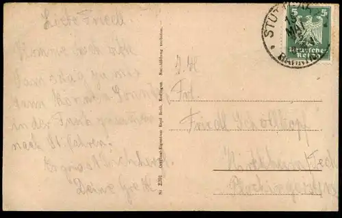 ALTE POSTKARTE ESSLINGEN AM NECKAR BURG castle chateau Baden-Württemberg Ansichtskarte postcard cpa AK