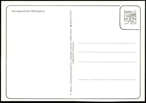 ÄLTERE POSTKARTE NÜRBURGRING RENNTAG Ferrari Rennen Car Racing Formel 1 formula Boxenstopp Ansichtskarte AK cpa postcard