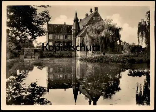 ALTE POSTKARTE MÜNSTER ROXEL BURG HÜLSHOFF Herren von Schonebeck Annette Droste castle chateau Ansichtskarte postcard AK