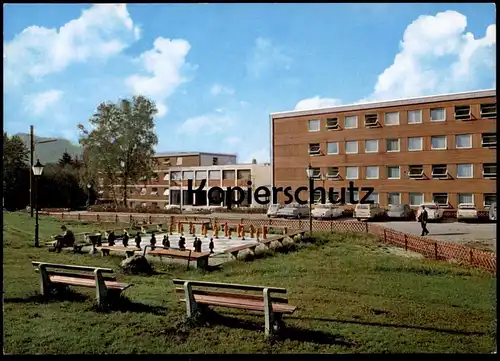 ÄLTERE POSTKARTE SASBACHWALDEN KURKLINIKEN JOUEURS D'ÉCHECS SCHACH SPIELEN PLAYING CHESS postcard Ansichtskarte AK cpa