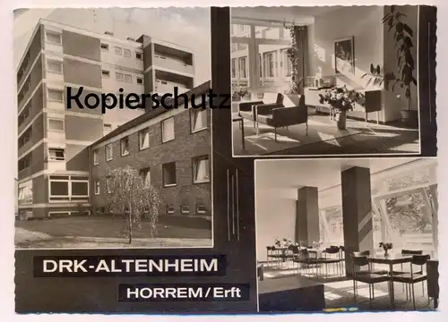 ÄLTERE POSTKARTE KERPEN HORREM ERFT ERFTSTRASSE 1 DRK ALTENHEIM Ansichtskarte postcard cpa AK