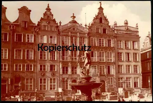ÄLTERE POSTKARTE GDANSK KAMIENICZKI PRZY DLUGIM TARGU Danzig Polska Poland postcard Ansichtskarte cpa AK