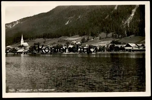 ALTE POSTKARTE TECHENDORF AM WEISSENSEE KÄRNTEN 1935 Österreich Austria Autriche postcard Ansichtskarte AK cpa