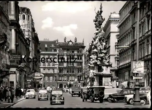 ÄLTERE POSTKARTE WIEN GRABEN WERBUNG JUWELEN jewels joyau Omega AUTO Autos Jeep car cars postcard Ansichtskarte cpa AK