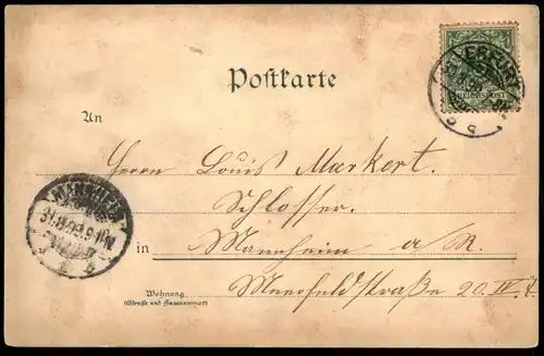 ALTE LITHO POSTKARTE GRUSS AUS SAALFELD SAALE SOMMERSTEIN OBERNITZ HOHE SCHWARM chateau castle Ansichtskarte postcard AK