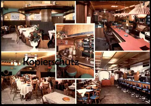 ÄLTERE POSTKARTE STUTTGART BINDING CITY CENTER CANDLELIGHT CLUB PILS-FASS-BAR KLEIN AMERIKA HAXEN KELLER Ansichtskarte