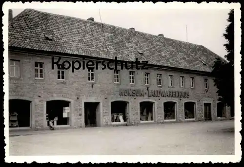 ALTE FOTO POSTKARTE HERINGEN HELME KONSUM LANDWARENHAUS 1966 KREIS NORDHAUSEN cpa photo postcard