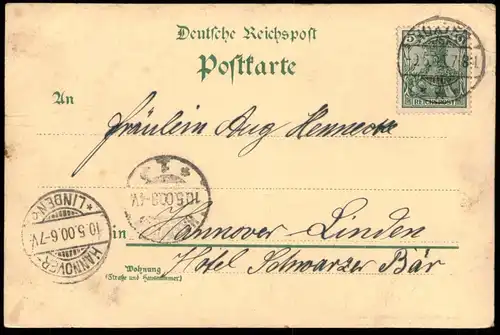 ALTE LITHO POSTKARTE GRUSS AUS HÖXTER WESTFALENGRUSS WESTFALENLIED EMIL RITTERSHAUS Westfalen postcard AK Ansichtskarte