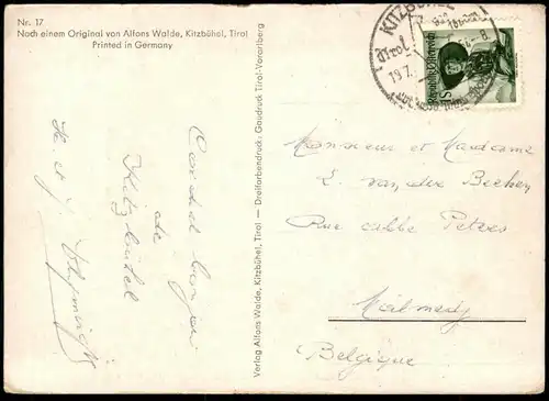 ALTE KÜNSTLER POSTKARTE SOMMER IN TIROL SIGN. ALFONS WALDE Maler Peintre Painter Art Ansichtskarte postcard cpa AK
