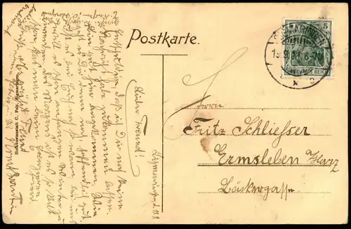 ALTE POSTKARTE SIGMARINGEN UNTEROFFIZIERS VORSCHULE Schule school école Kaserne meine Stube cpa Ansichtskarte postcard