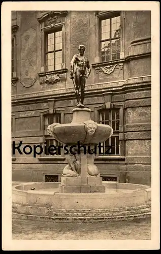 ALTE POSTKARTE BRESLAU FECHTER BRUNNEN FECHTERBRUNNEN fontaine foutain fencer fencing escrimeur Wroclaw Schlesien cpa AK
