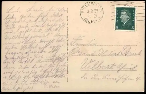 ALTE POSTKARTE BIELEFELD SPARRENBURG HOF 1929 Burg castle chateau postcard AK Ansichtskarte cpa