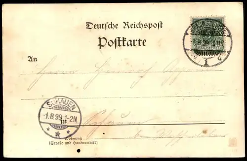 ALTE POSTKARTE BRAUNSCHWEIG KOHLMARKT MIT DEM STERN CAFÉ CENTRAL FREYDANK UND WITTE CONFECTION 1899 nach Sorauen