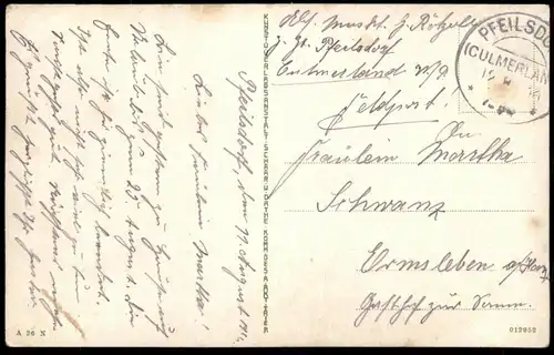 ALTE POSTKARTE CULM BLICK IN DIE ANLAGEN CHELMNO KULM WEICHSEL POMMERN Polska poland Polen Ansichtskarte cpa postcard