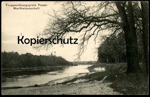 ALTE POSTKARTE TRUPPENÜBUNGSPLATZ POSEN WARTHELANDSCHAFT Warthelager Übungsplatz Lager Poznan postcard Ansichtskarte cpa