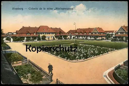 ALTE POSTKARTE HOMBERG COLONIE DE LA MINE RHEINPREUSSEN SIEDLUNG ZECHE BERGWERK DUISBURG Ansichtskarten AK cpa postcard