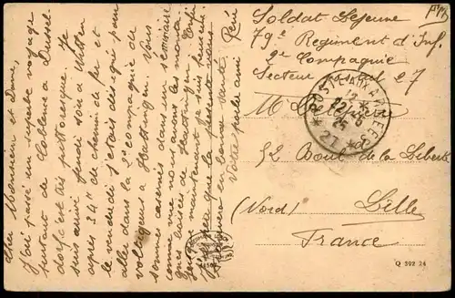 ALTE POSTKARTE HATTINGEN HENRICHSHÜTTE GLEISE EVANGELISCHES GEMEINDEHAUS KREISHAUS RATHAUS Ansichtskarte AK postcard cpa