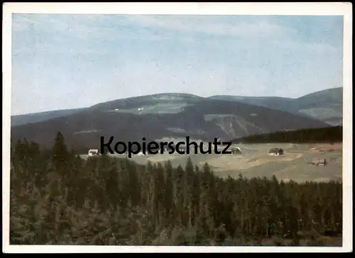 ALTE POSTKARTE BOHNWIESENBAUDE UND FUCHSBERG IM RIESENGEBIRGE SUDETENGAU nezka Sniezka Krkonose Karkonosze Sudeten cpa