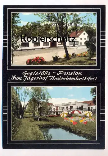 ALTE POSTKARTE ZUM JÄGERHOF BREITENBENDEN BEI MECHERNICH DRUCKFEHLER BRETENBENDEN EIFEL cpa Ansichtskarte postcard AK