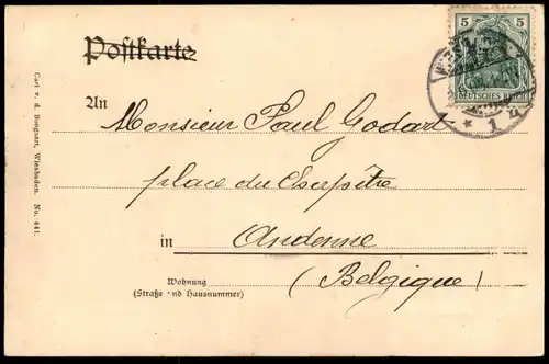 ALTE POSTKARTE WIESBADEN SEINE MAJESTÄT KAISER WILHELM SCHIMMEL Pferd horse cheval emperor of germany cpa postcard AK