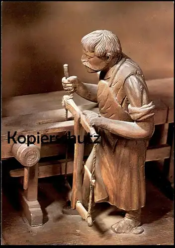 ÄLTERE POSTKARTE TREBECHOVICKY BETLEM TREBECHOVICE KRIPPE TRUHLÁR crib Tschechische Republik Ceska Cesko Holzschnitzerei