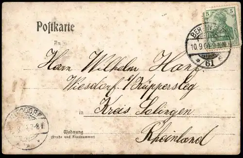 ALTE FOTO POSTKARTE BERLIN MILITÄR SOLDATEN 1902 - 1904 PAROLE HEIMAT NOCH 15 DINGER Ansichtskarte AK cpa photo postcard