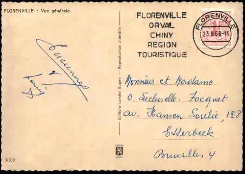 ÄLTERE POSTKARTE FLORENVILLE VUE GÉNÉRALE Belgien Belgique Ansichtskarte cpa postcard AK