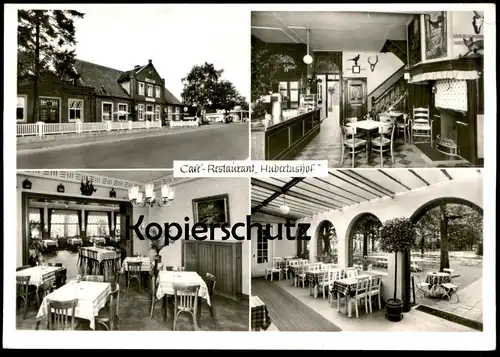 ALTE POSTKARTE MÜNSTER WESTFALEN HUBERTUSHOF HANDORF HUBERT KAVERMANN Ansichtskarte postcard cpa AK