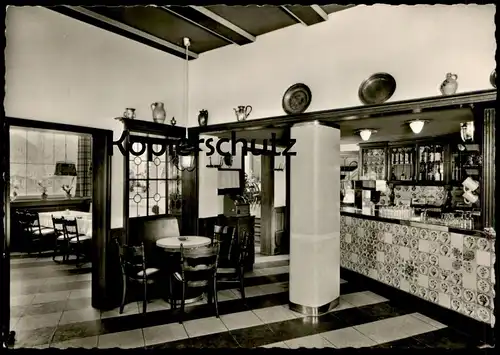 ÄLTERE POSTKARTE MÜNSTER WESTFALEN HOTEL RESTAURANT MAURITZHOF THEKE INH. RECKHENRICH Ansichtskarte postcard cpa AK