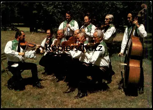 ÄLTERE POSTKARTE SLOWAKISCHE MUSIKKAPELLE GEIGER GEIGE VIOLINE violon violin Kapelle Streicher Ansichtskarte postcard AK
