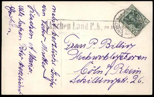 ALTE POSTKARTE MÄDCHEN MIT BLUMENKORB GLÜCKWÜNSCHE NAMENSTAG fillette young girl enfant femme child Ansichtskarte AK